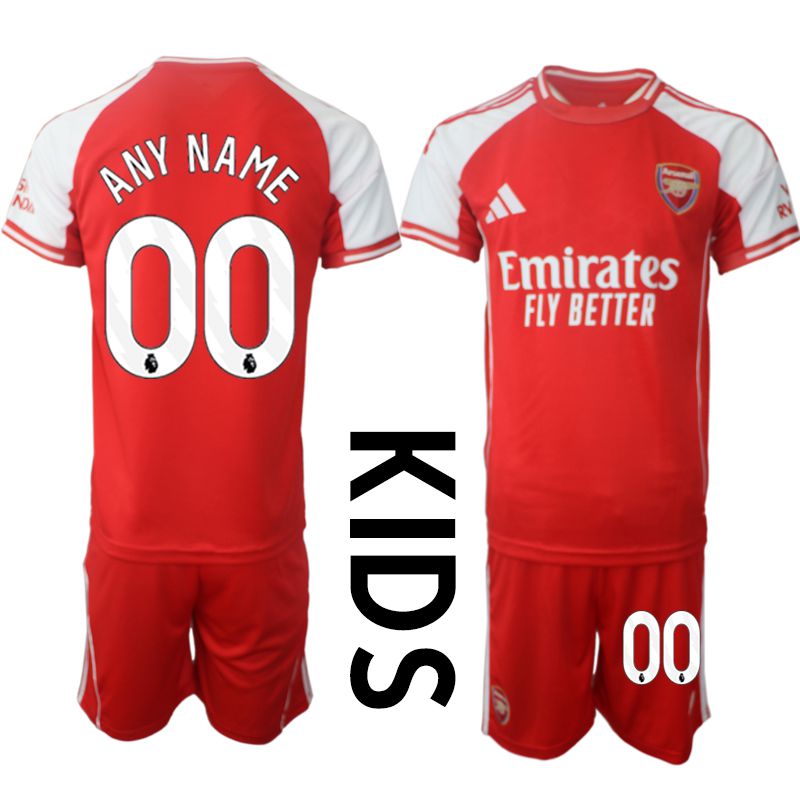 Youth 2025-2026 Season Club Arsenal home red customized Soccer Jersey
